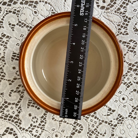 Rare Vintage Langley Pottery 1.5 pint British HotSpot Ovenware Crock/Pot - Picture 10 of 12